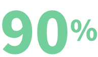 90%