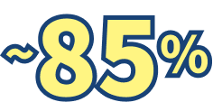 85%