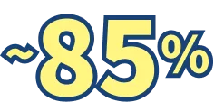 85%