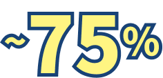 75%